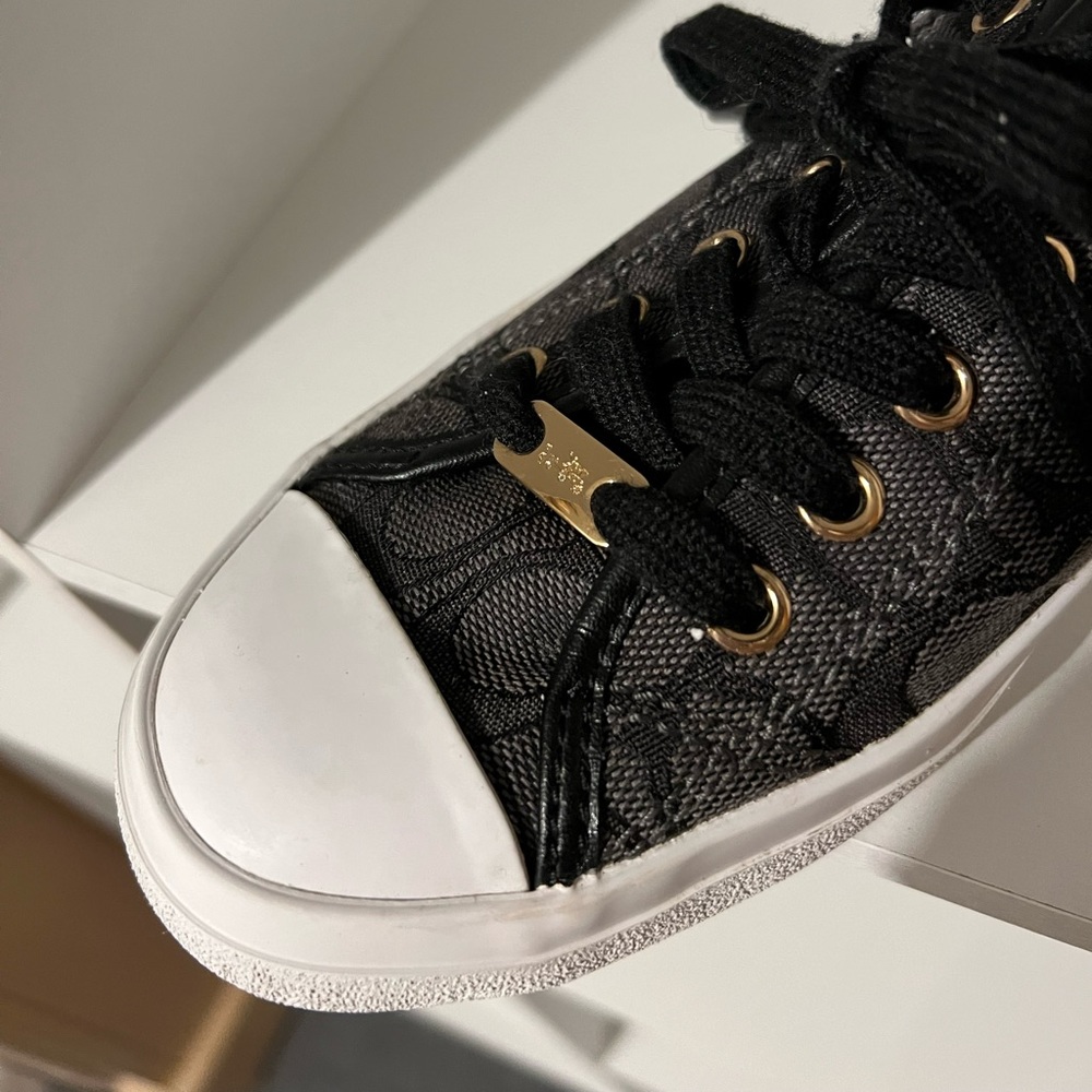 Coach Empire Low Top Logo Sneakers - Picture 8 of 9